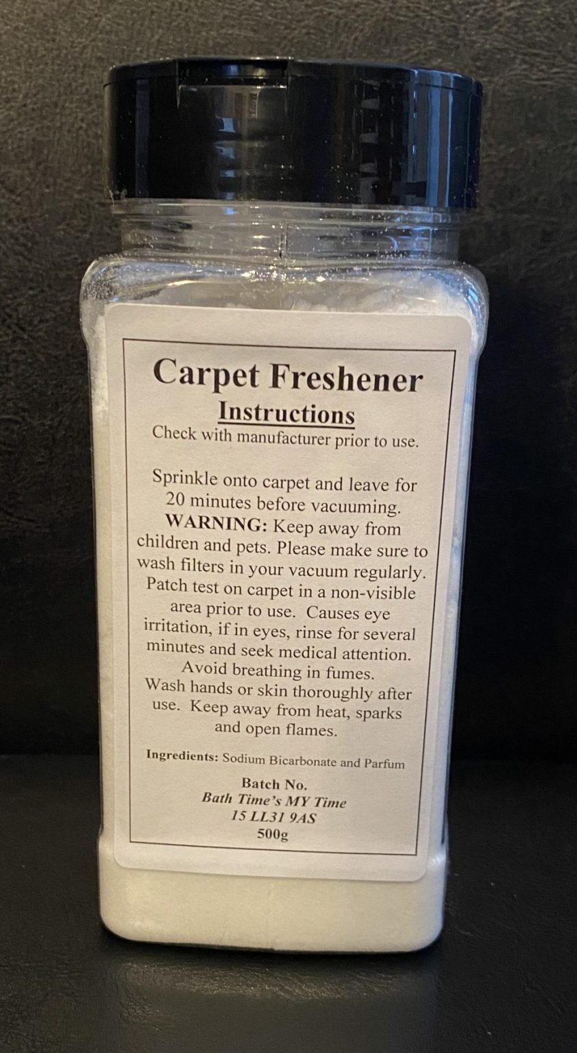 Carpet Fresheners Bath Time's MY Time